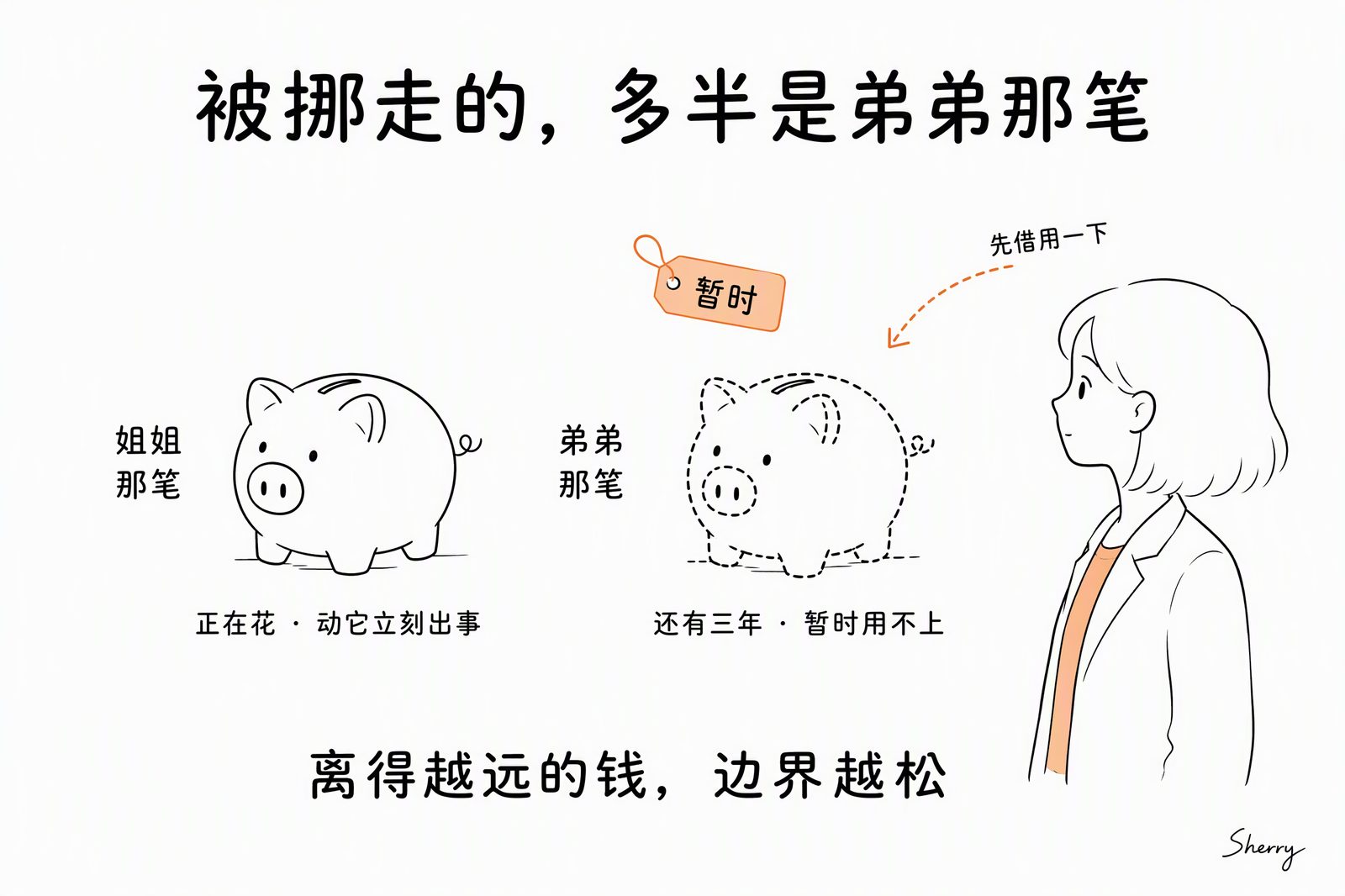 离用得最远的那笔,边界最松